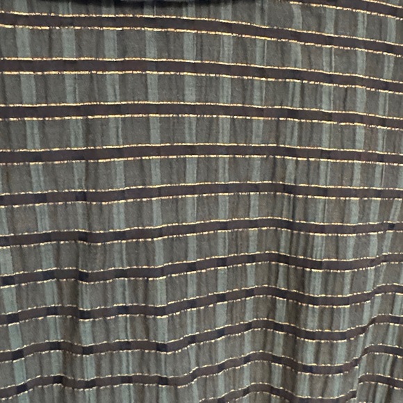 Tuckernuck Metallic Green Plaid Mini Delaney Dress Size Small - Picture 6 of 6